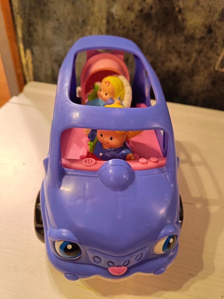 Van autko auto mamy little people fisher Price figurki efekty