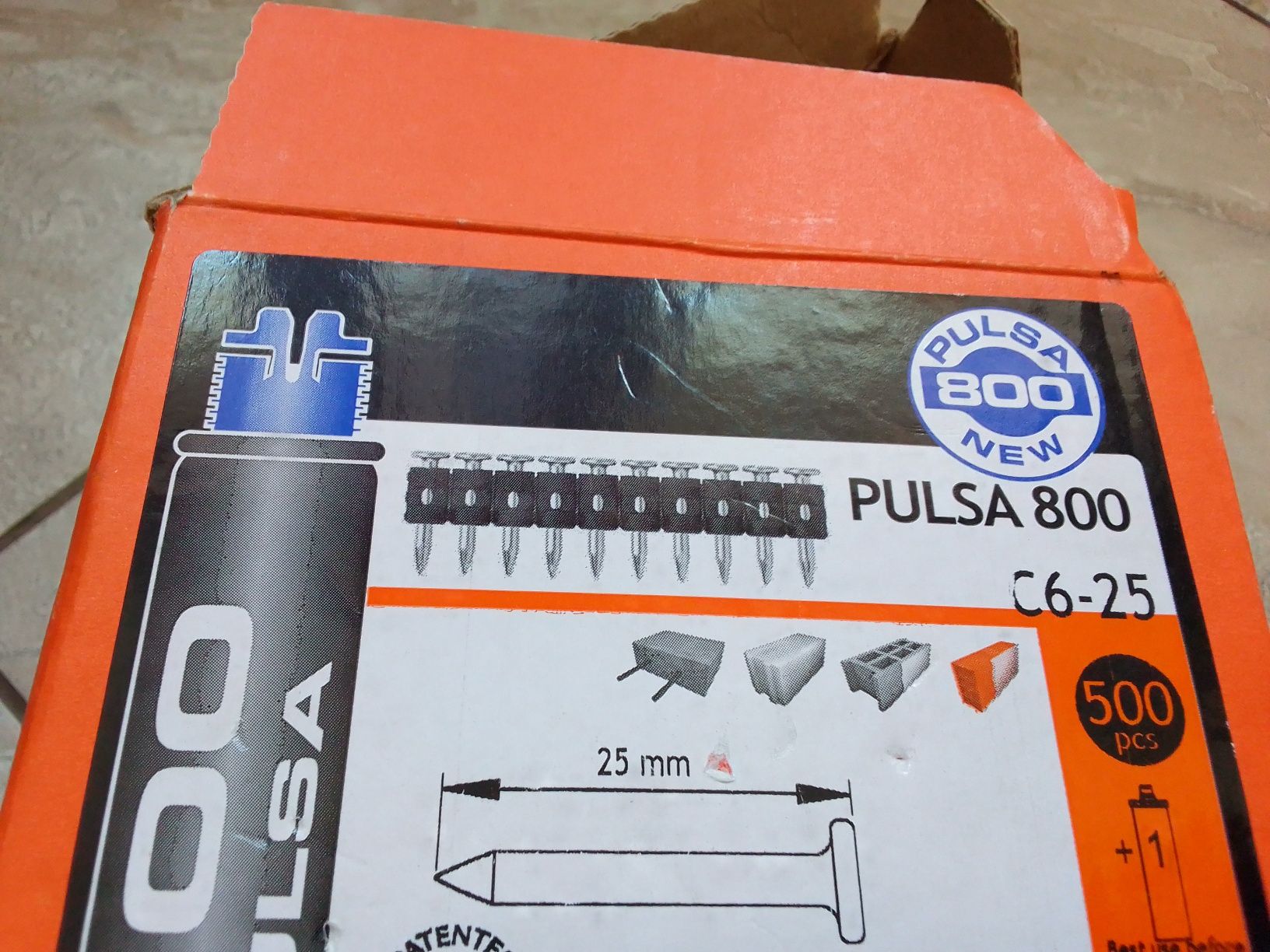 Пістолетові цвяхи для газових пістолетів SPIT PULSA