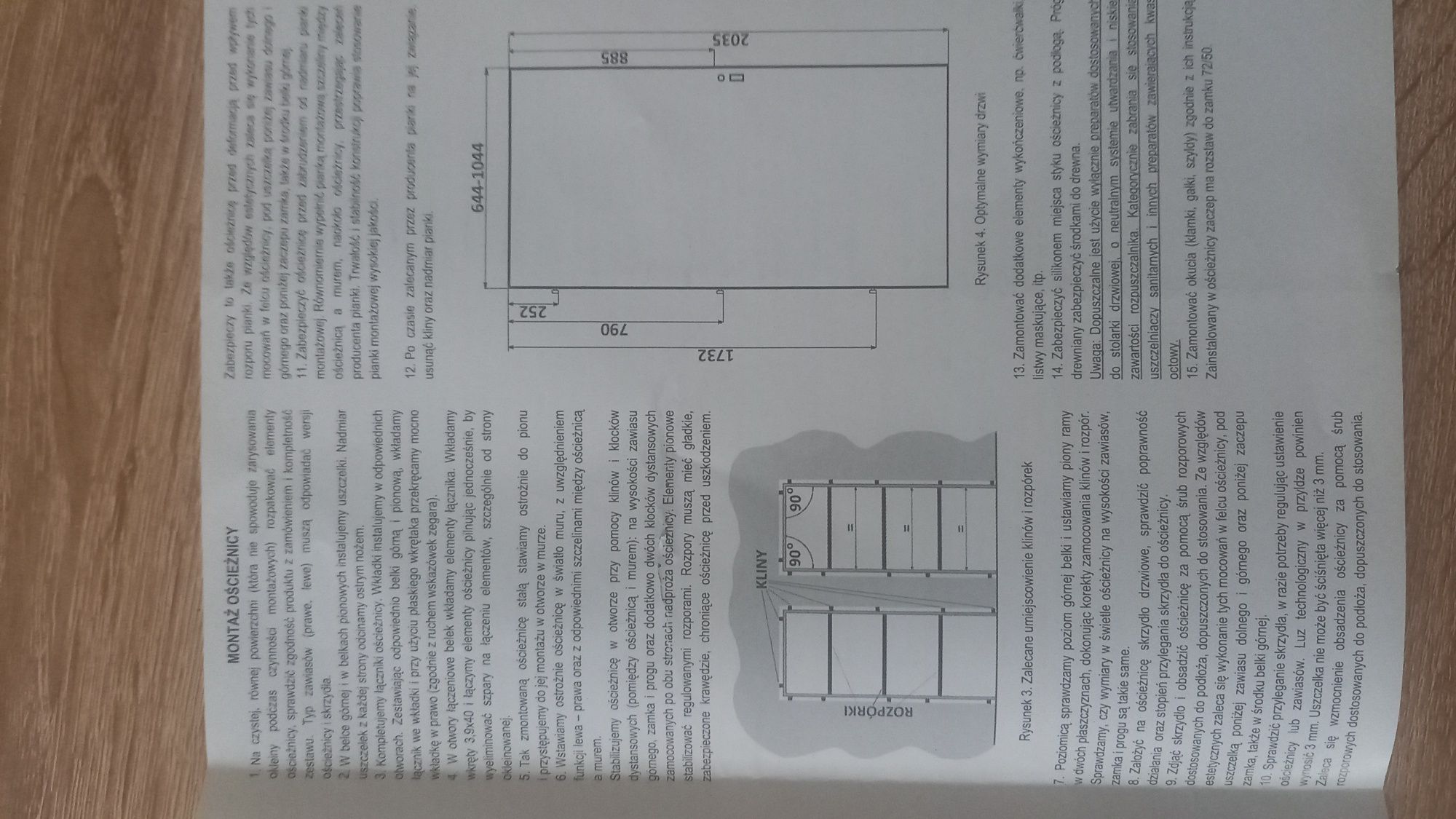 Ościeżnica do drzwi wewnątrzklatkowych 80L