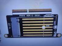 Adapter PCIe na dyski m2 SSD nvme