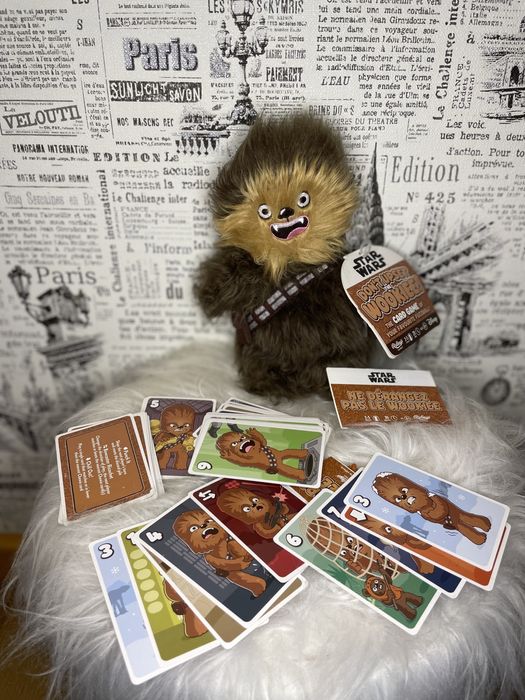 Игрушка мягкая Star Wars Chewbacca - уки,22 см с карточной игрой Новый