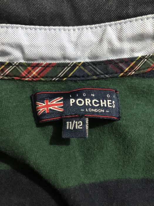 Polo manga comprida Lion of Porches 11/12 anos