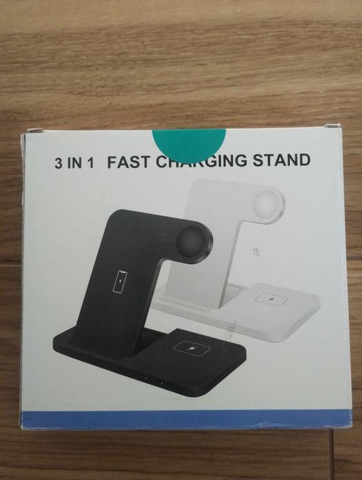 Ładowarka Indukcyjna Stacja Dokująca Apple Iphone Samsung Qi Usb 3W1