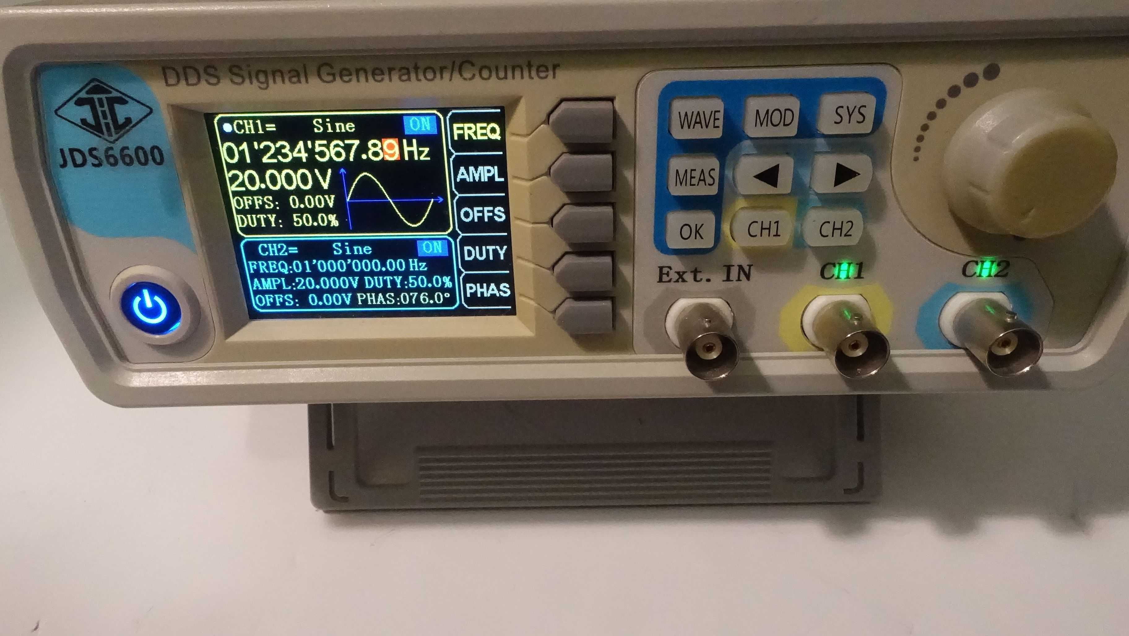 Generator funkcyjny DDS 60MHz JDS6600