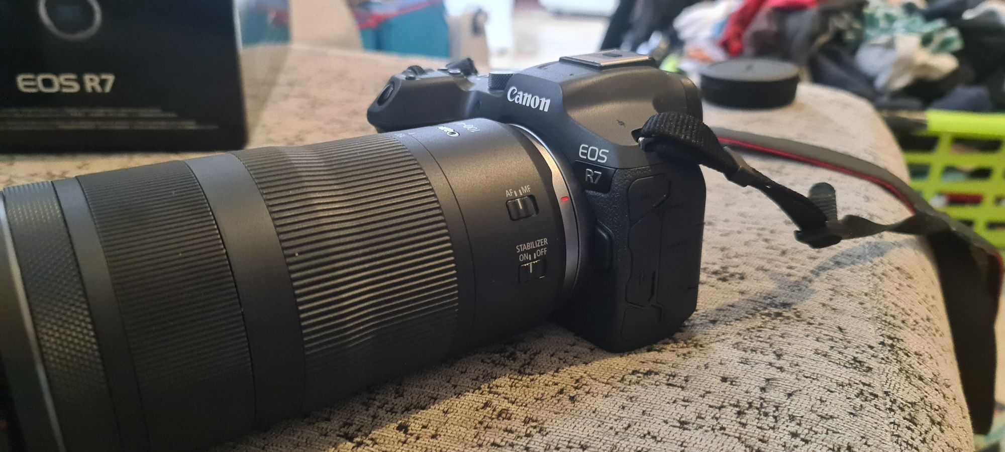 Canon r7 como nova + objectiva RF 100-400mm f5.6-8 usm