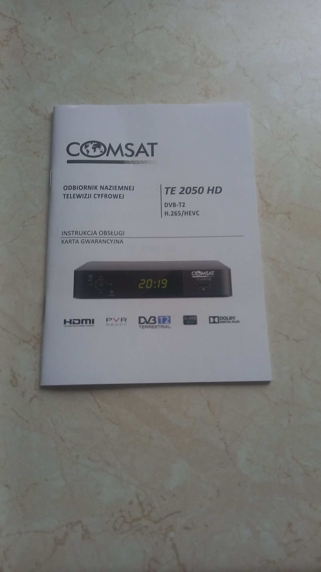 Dekoder tuner DVBT2