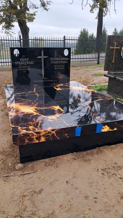 Nagrobki kompozytowe podwójne 3599 zł z montażem Cały Kraj-Promocja