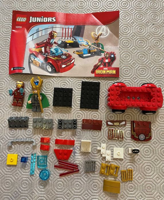 Lego juniors - super heroes - marvel “iron man vs. Loki” – 10721
