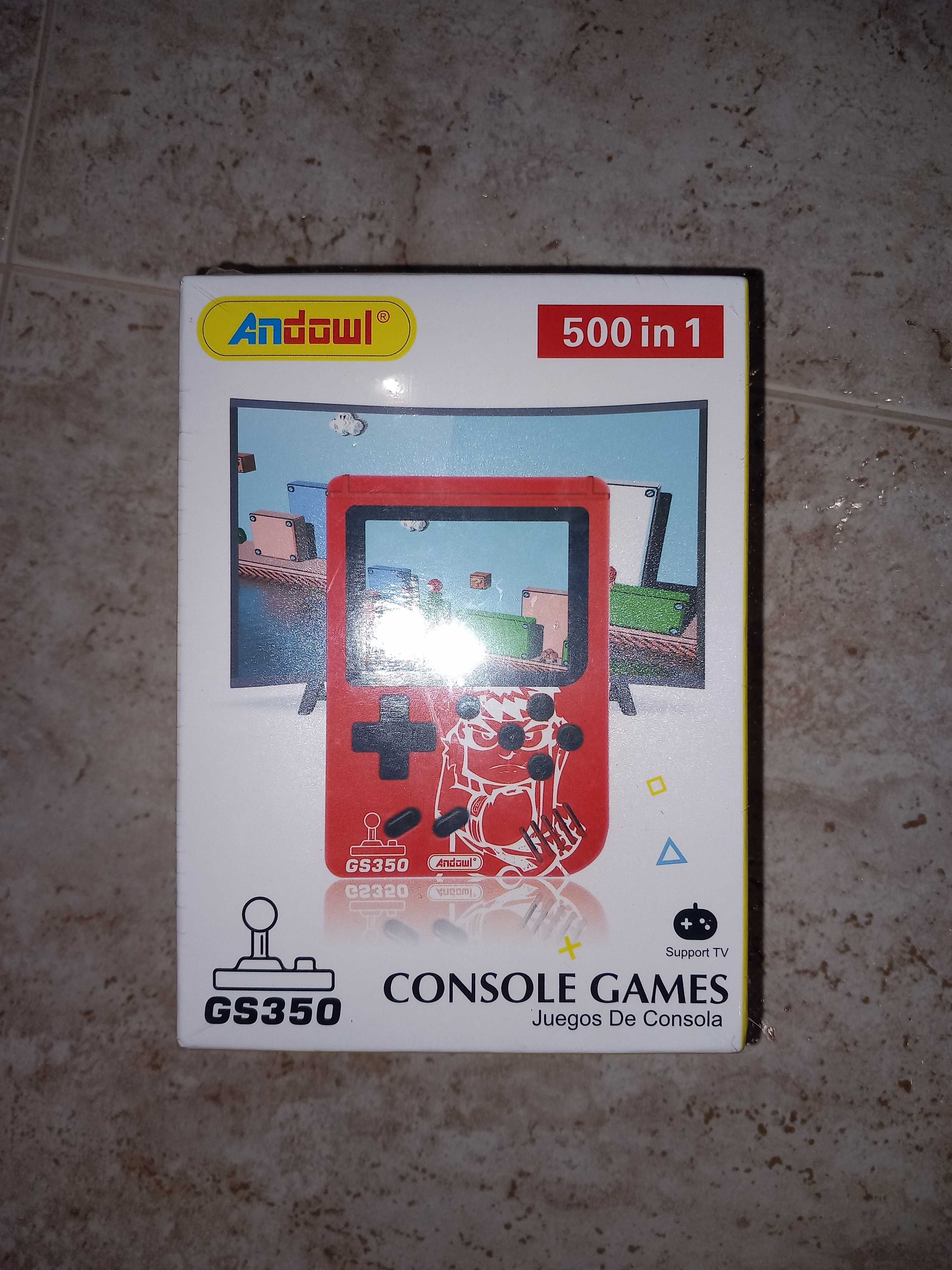 Consola de jogos 500 em 1