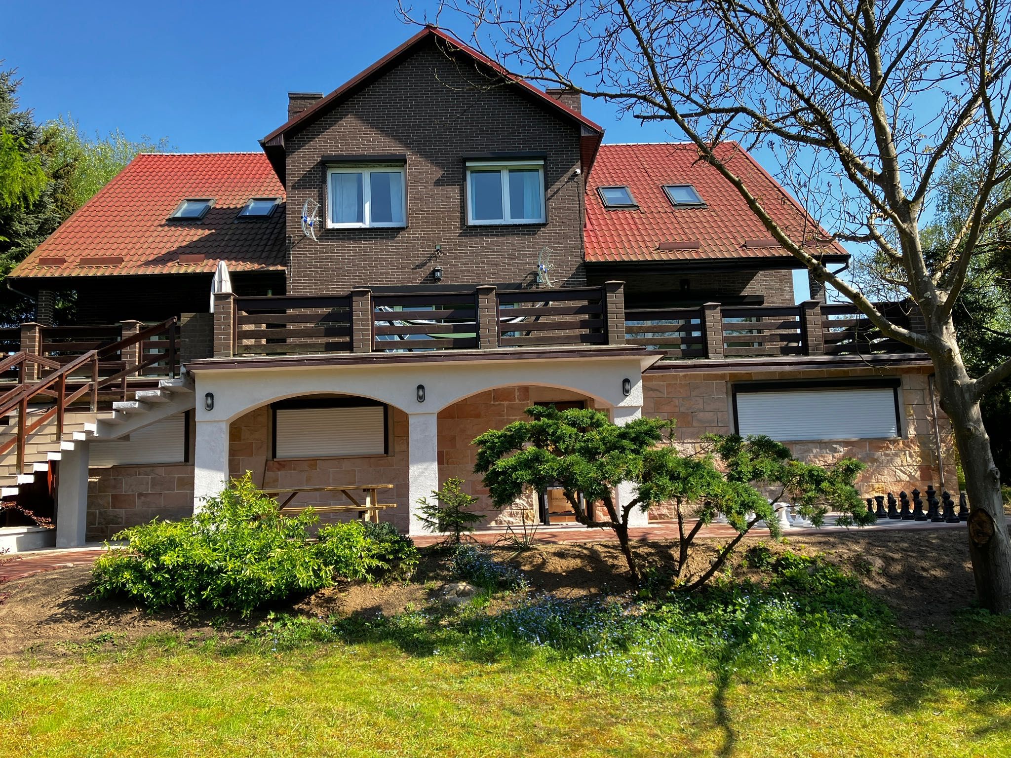 Dom z sauną przy plaży w Ińsku