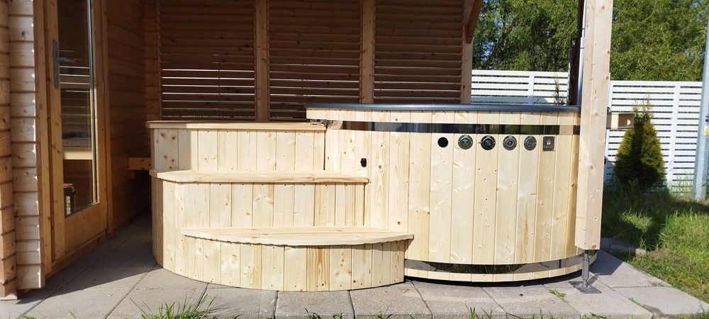 Balia ogrodowa z hydromasażem JACUZZI RUSKA BANIA