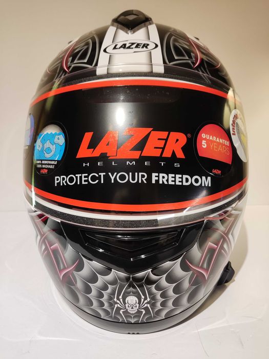 Capacete Lazer dupla-viseira mota scooter novo