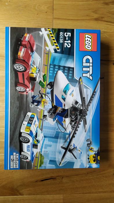 Lego City Szybki pościg 60138 Helikopter Policja - Nowy