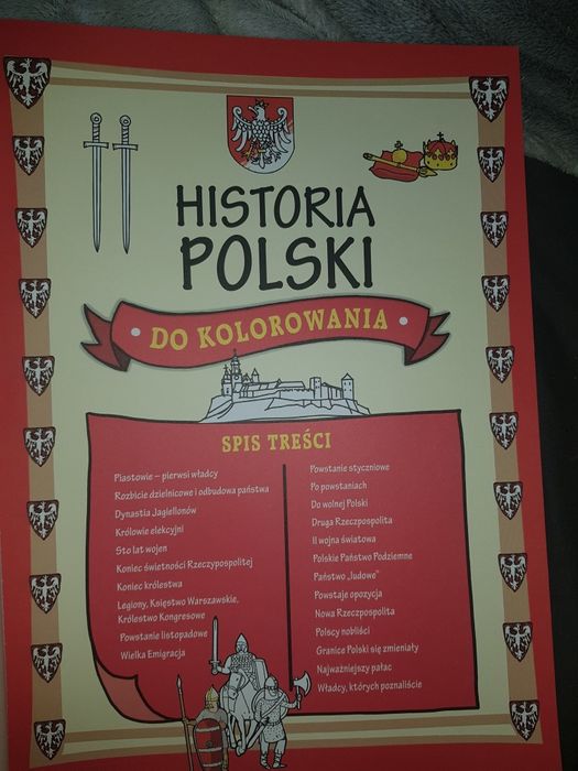 Historia Polski do kolorowania