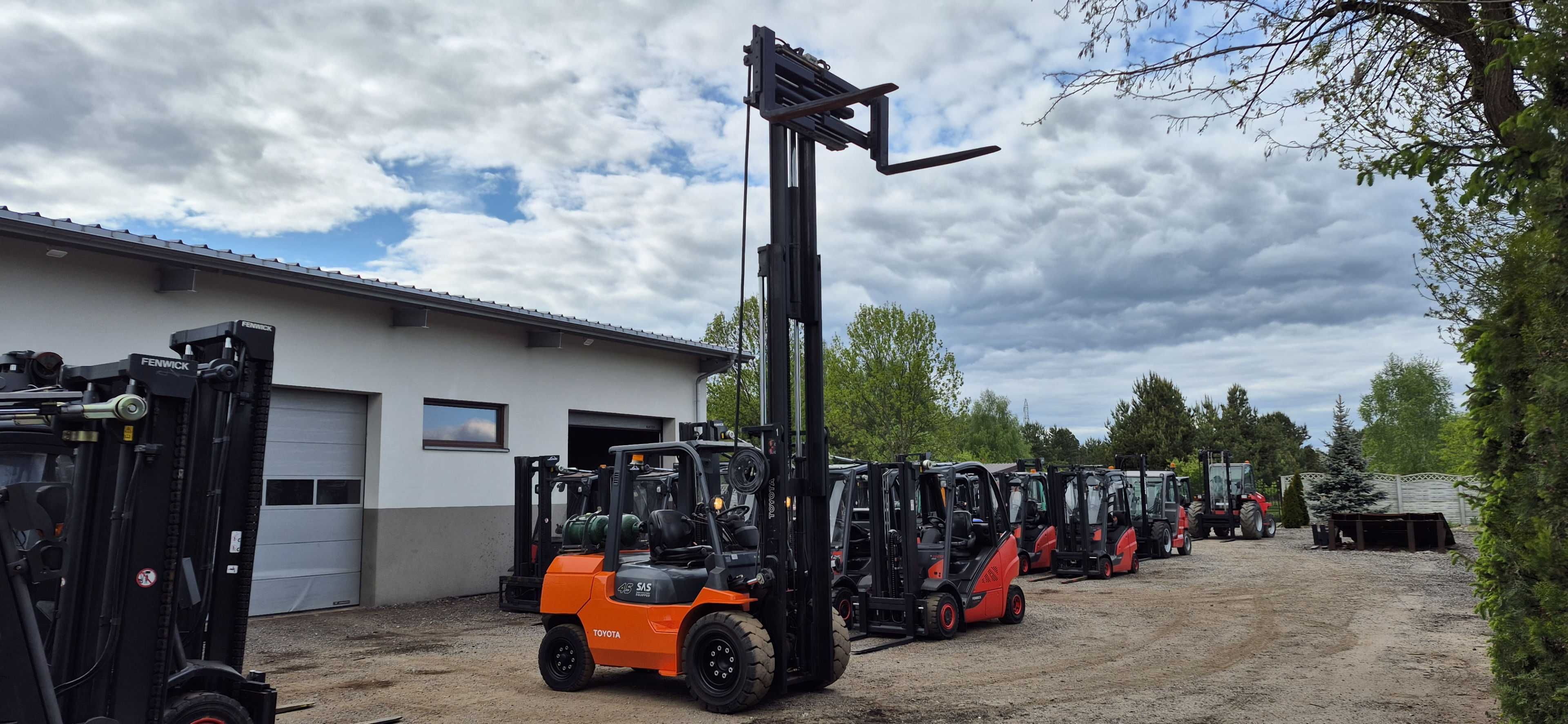 Toyota 7FGF40/45 - Tylko 5580 mth - Triplex 5 m - Pozycjoner 200cm.