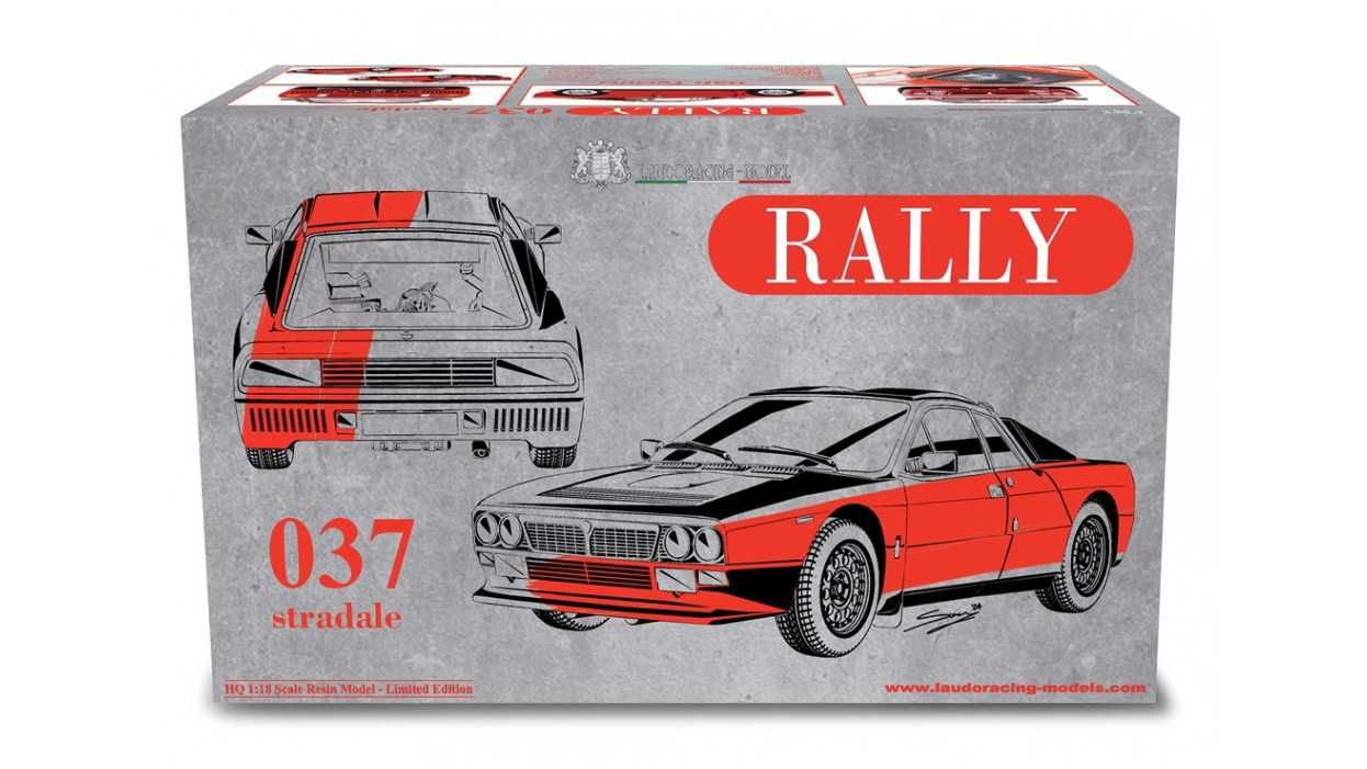 Model 1:18 Laudoracing-Model Lancia 037 Rally Stradale 1982 red