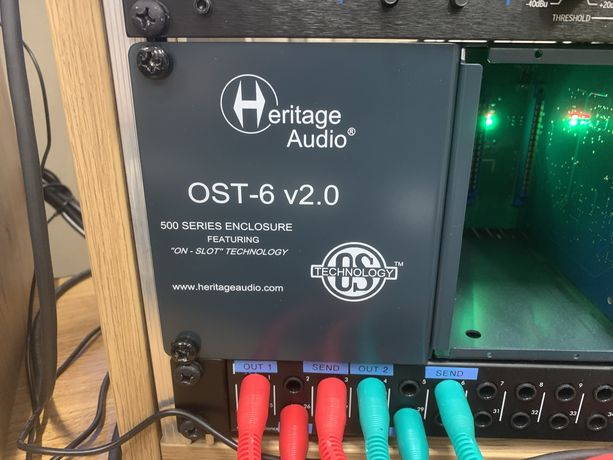Heritage Audio OST 6 V2 pusty kabinet na moduły 500 rack studio
