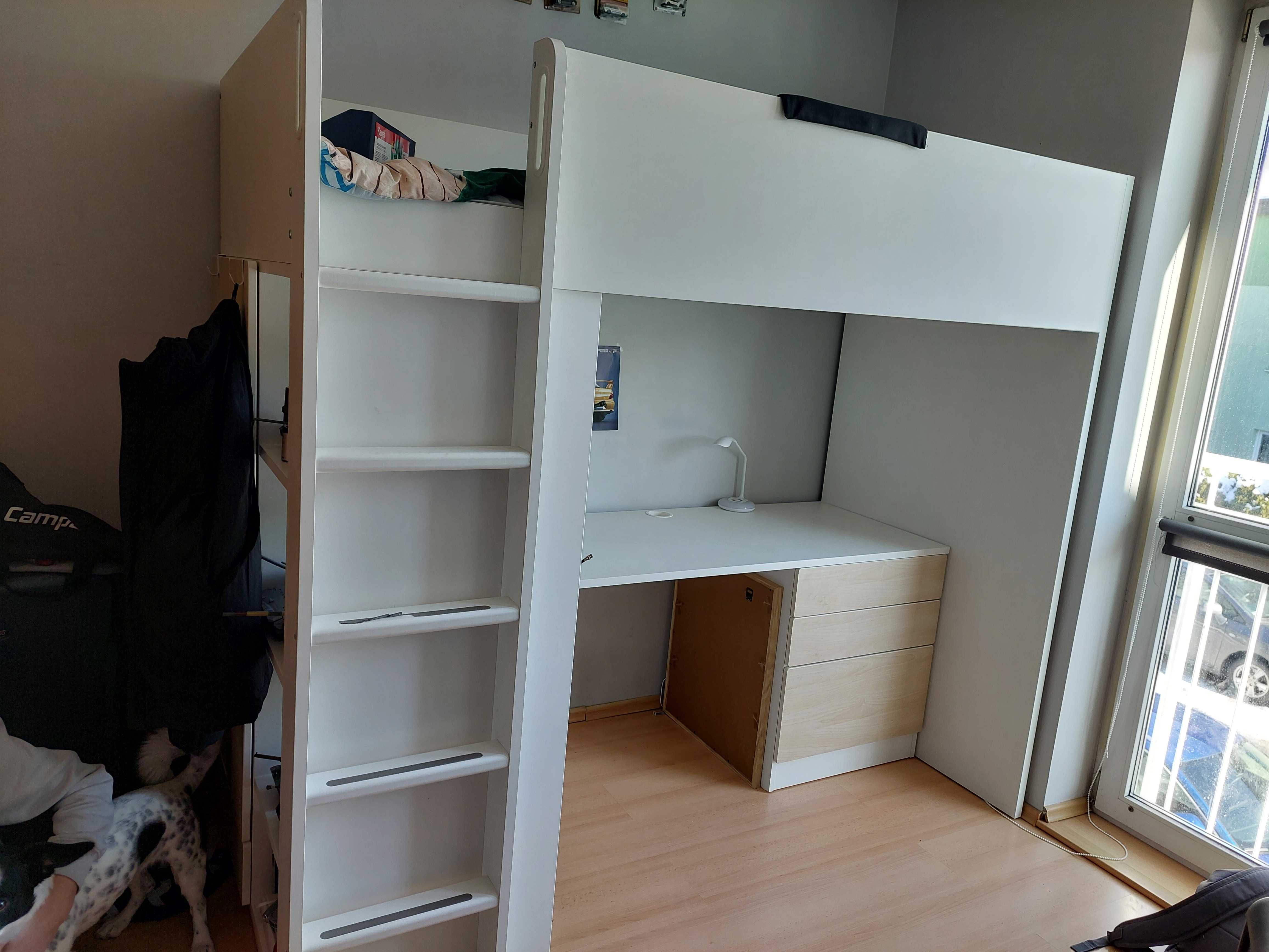 Łóżko na antresoli z Ikea