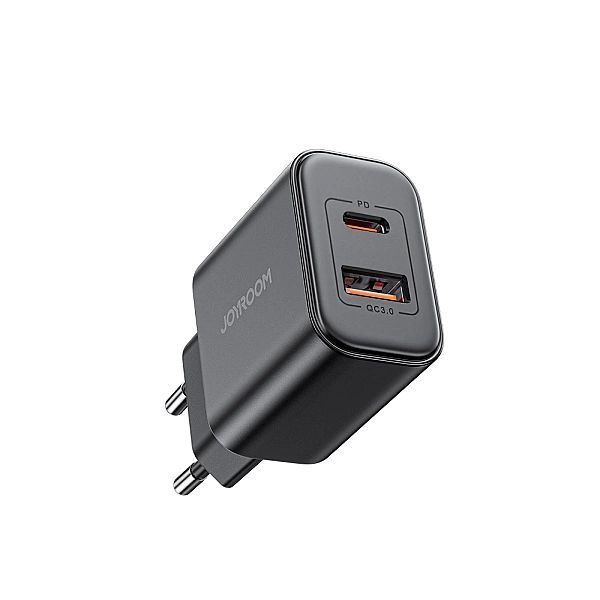Ładowarka Eu Joyroom Jr-tcf05/20w Usb-a Usb-c + kabel Usb-c - czarna