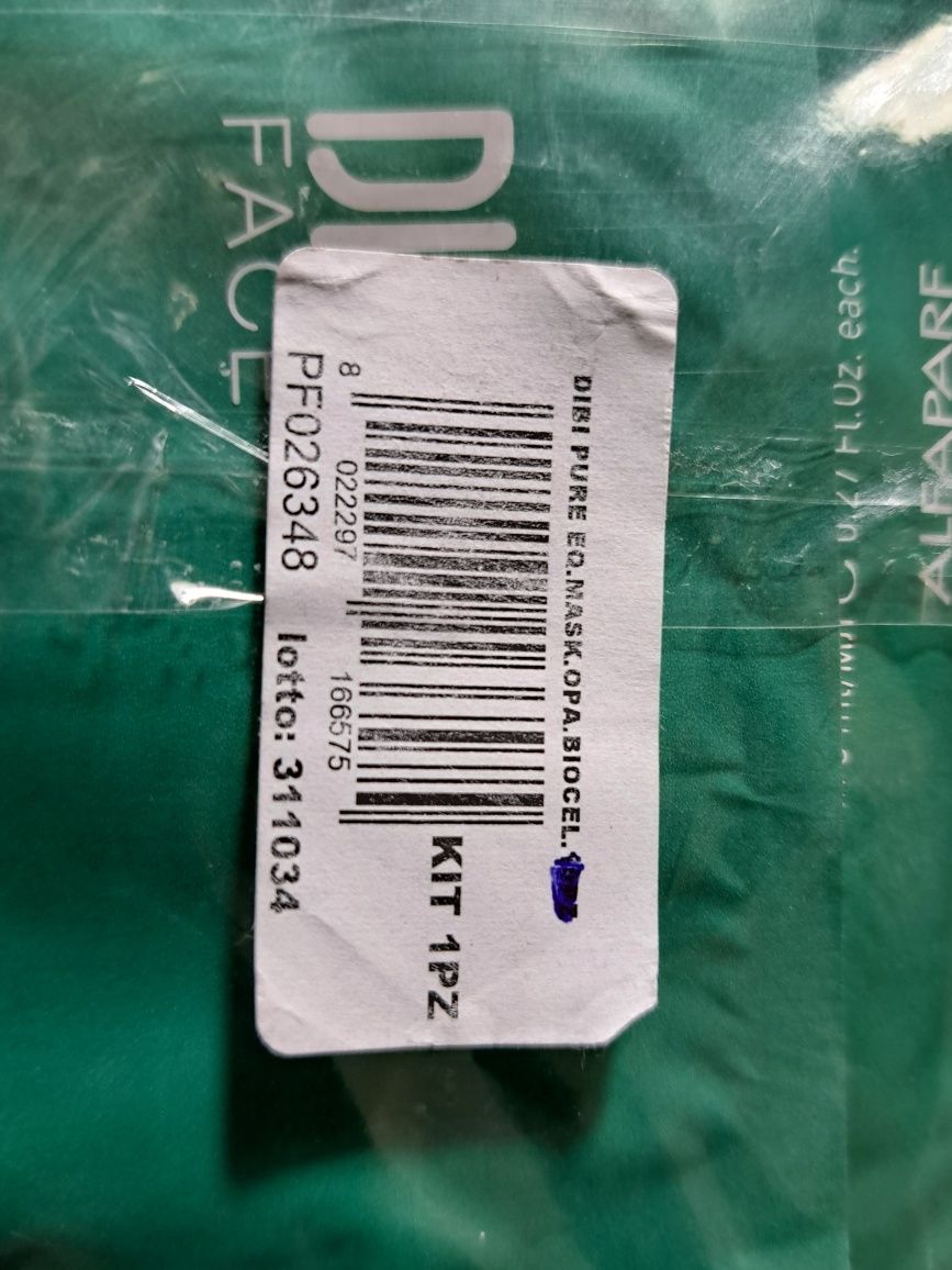 5шт*8 ml. DIBI Milano Pure. Equalizer Mattifying Biocellulose Mask.
