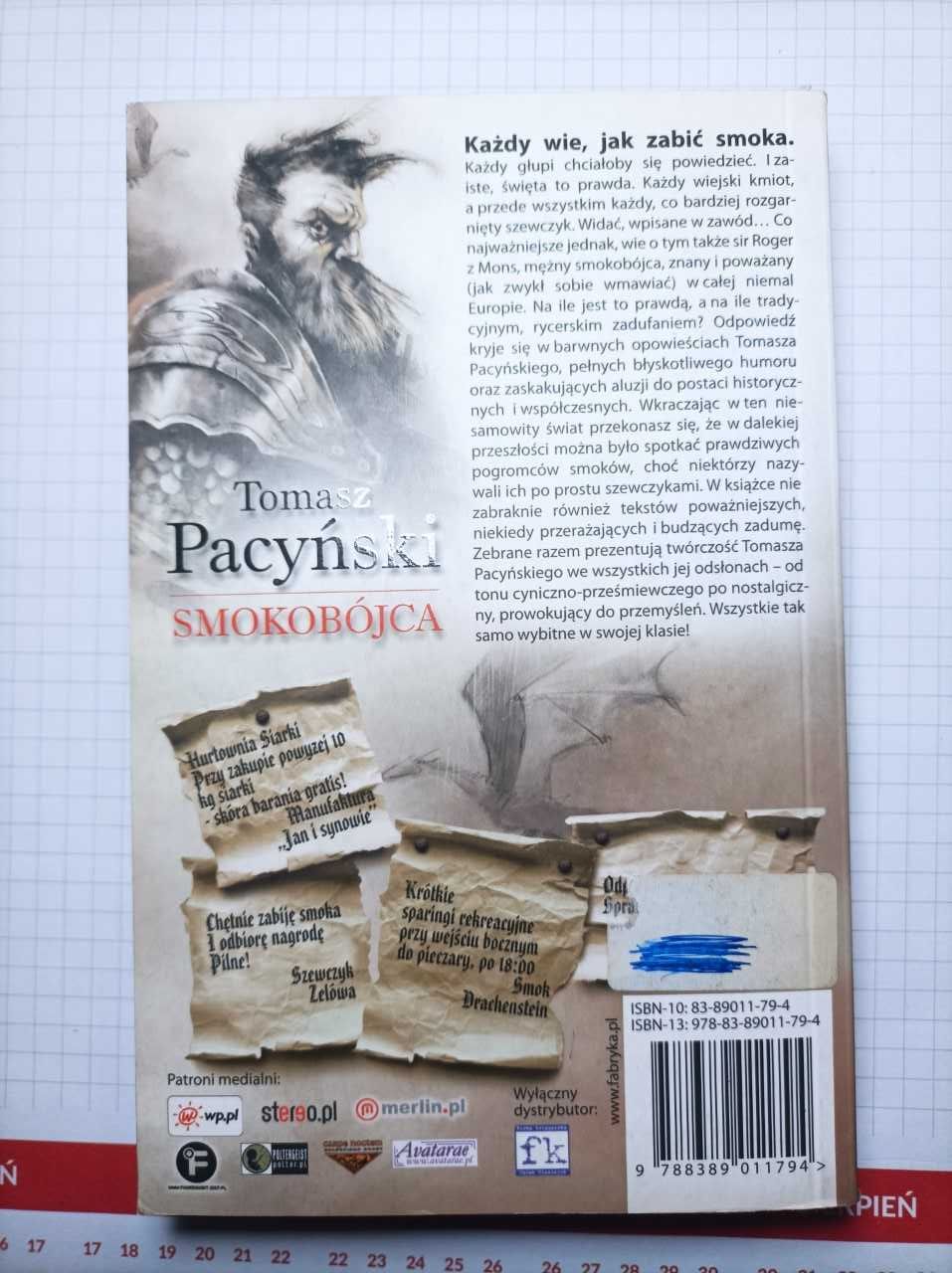 Książka Tomasz Pacyński "SMOKOBÓJCA"