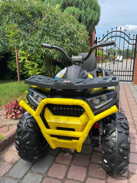 NOWY DUŻY Quad na Akumulator XMX607 4x45 Wat 12V + PILOT + USB + SKÓRA