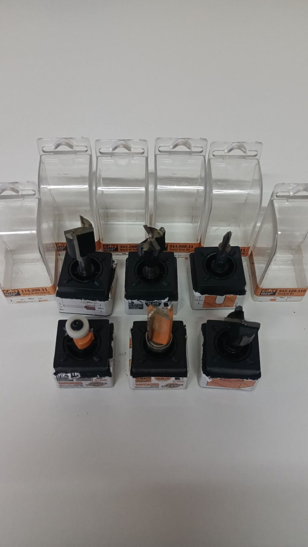 6 frezas CMT para tupia manual.
