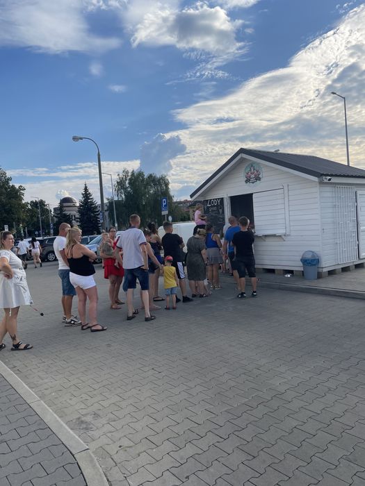 Drewniana budka gastronomiczna! Foodtruck!