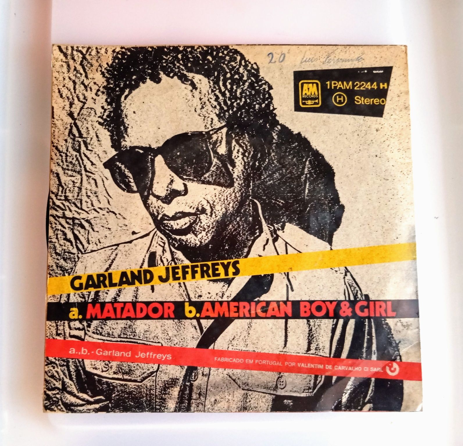 Disco de vinil 7 " Garland Jeffreys - Matador.