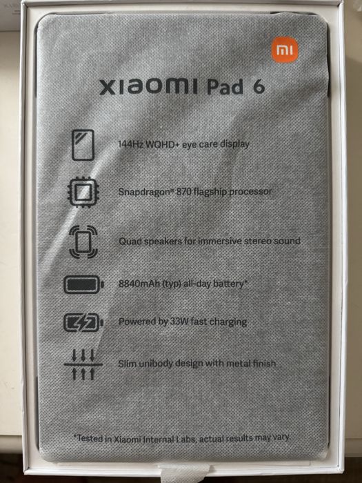 Xiaomi pad 6 128GB+Xiaomi smart pen 2 generacji.