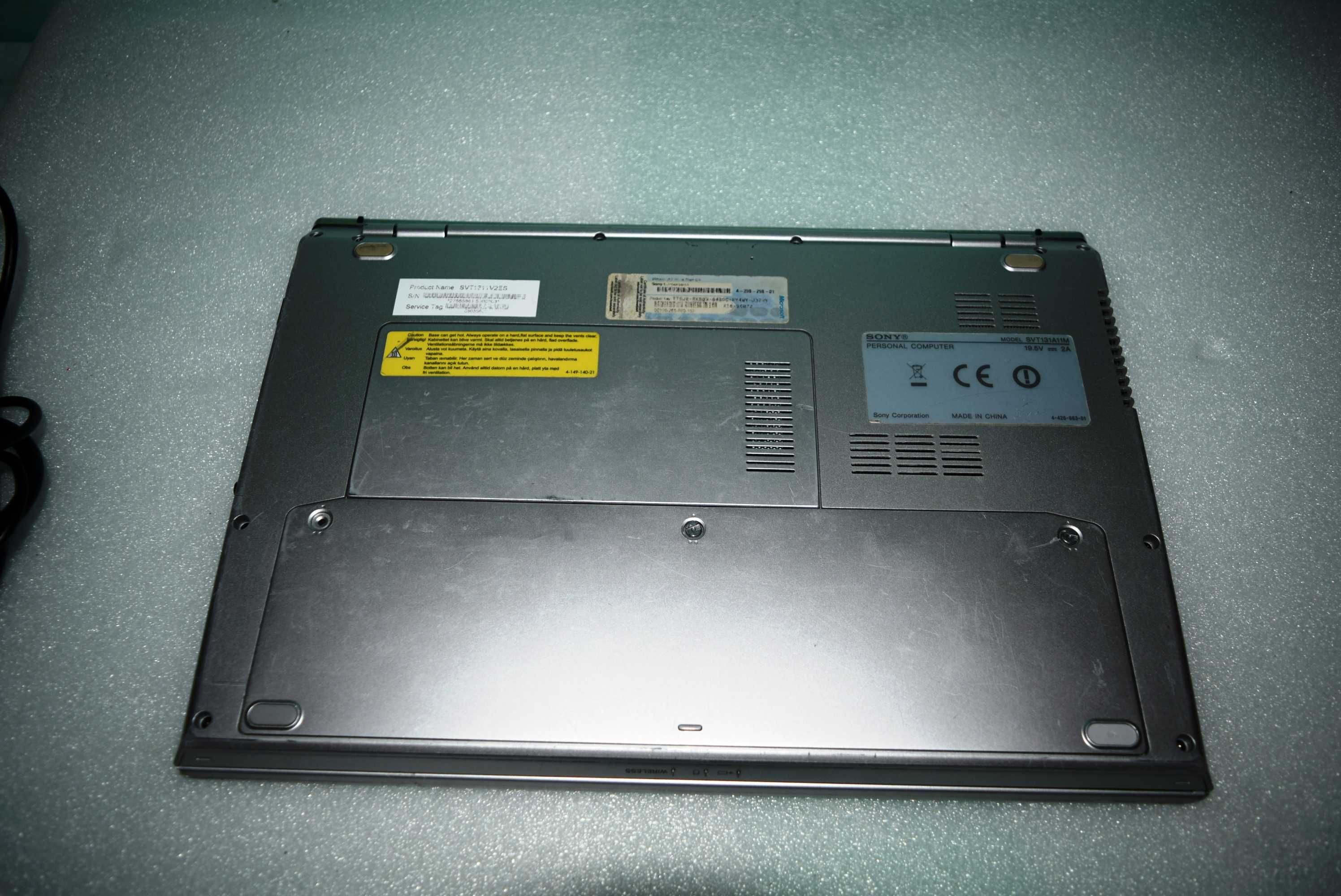 laptop Sony VAIO SVT131V2ES SVT131A11M 13.3" i5/12Gb/120 SSD MŁAWA