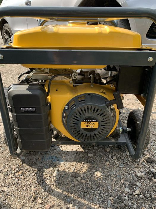 Генератор 6,5квт. бензиновий  гібридний запуск