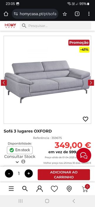 Sofa 3L como novo