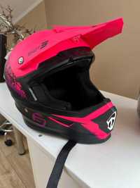 Kask cross SHOT Furious Storm Black Fushia Matt kolor różowy