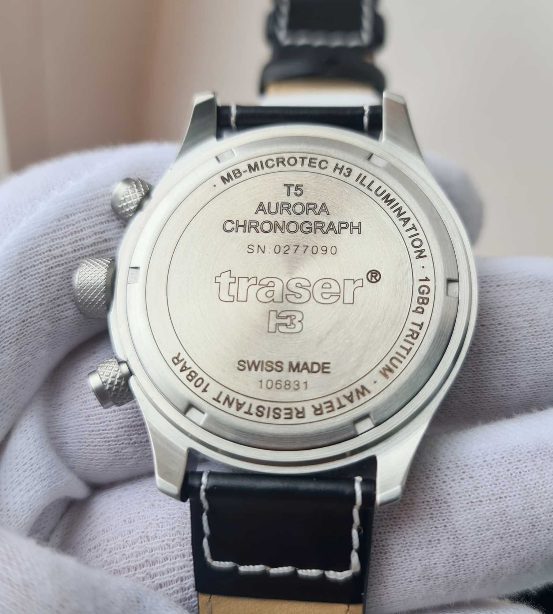 Чоловічий годинник Traser H3 T5 Aurora Tritium Swiss Sapphire 100m нов