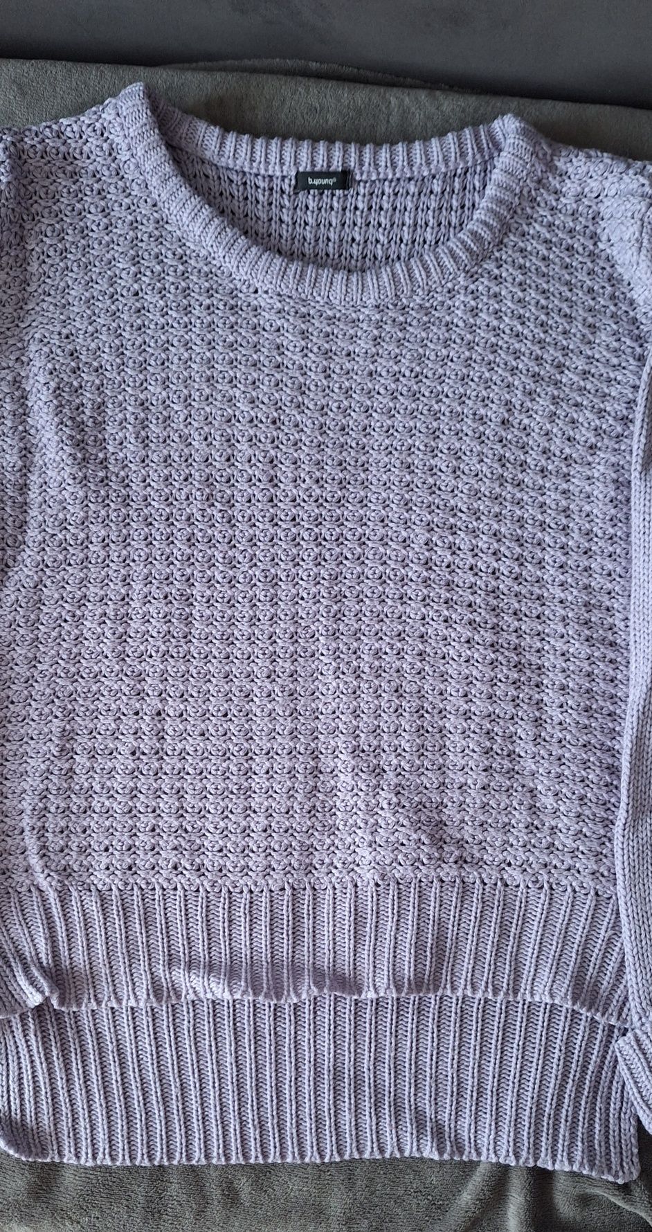 Sweter lawendowy L/XL