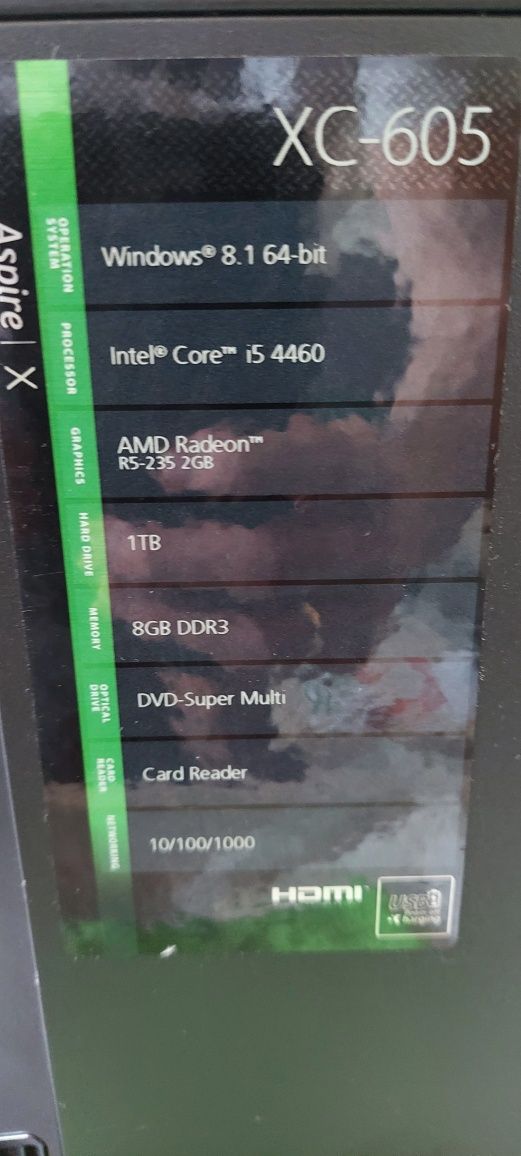 Komputer Acer Aspire XC-605