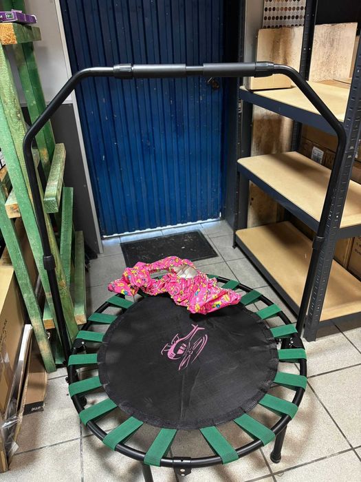 Składana mała Trampolina dziecięca bez siatki 91 cm uszkodzony uchwyt