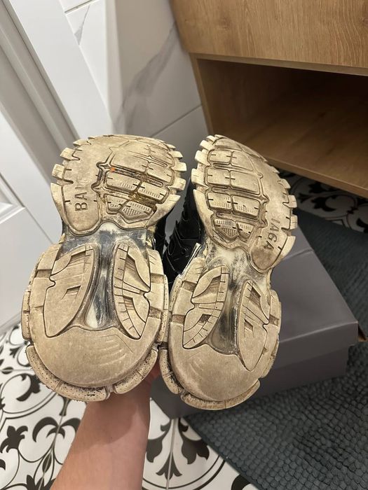 Кросівки Balenciaga Track Faded Raf Simons Amiri чорні 41 розміру
