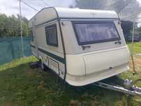 Hobby  , 1200 dmc , przedsionek , przyczepa kempingowa , kemping