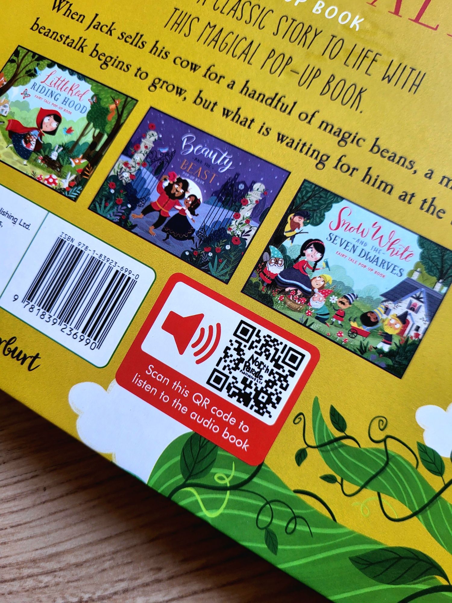 Jack and the Beanstalk Pop-Up Book z kodem QR Jaś Fasola po angielsku