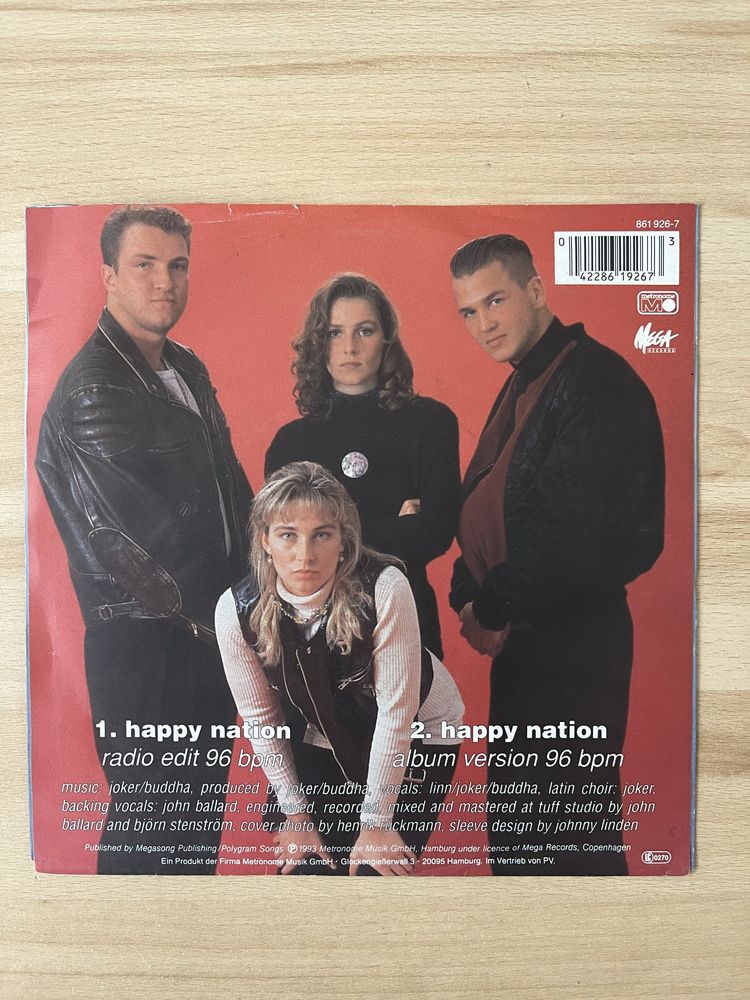 Ace Of Base Happy Nation 7" winyl