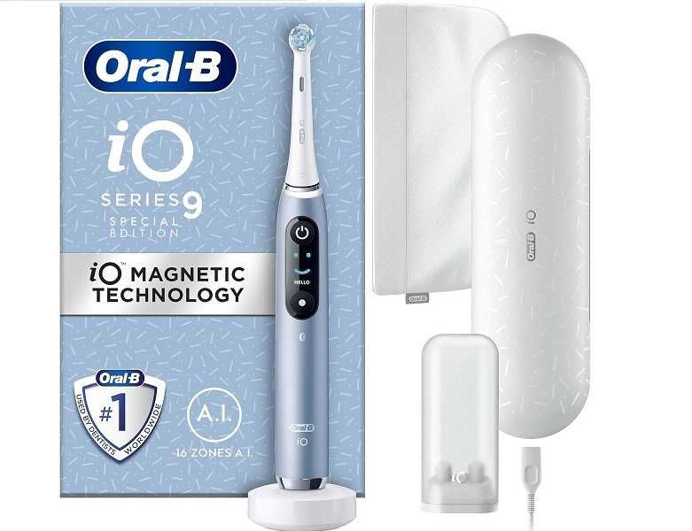 зубна щітка електрична  Oral-B iO9 лімітована серія колір Aqua i rose