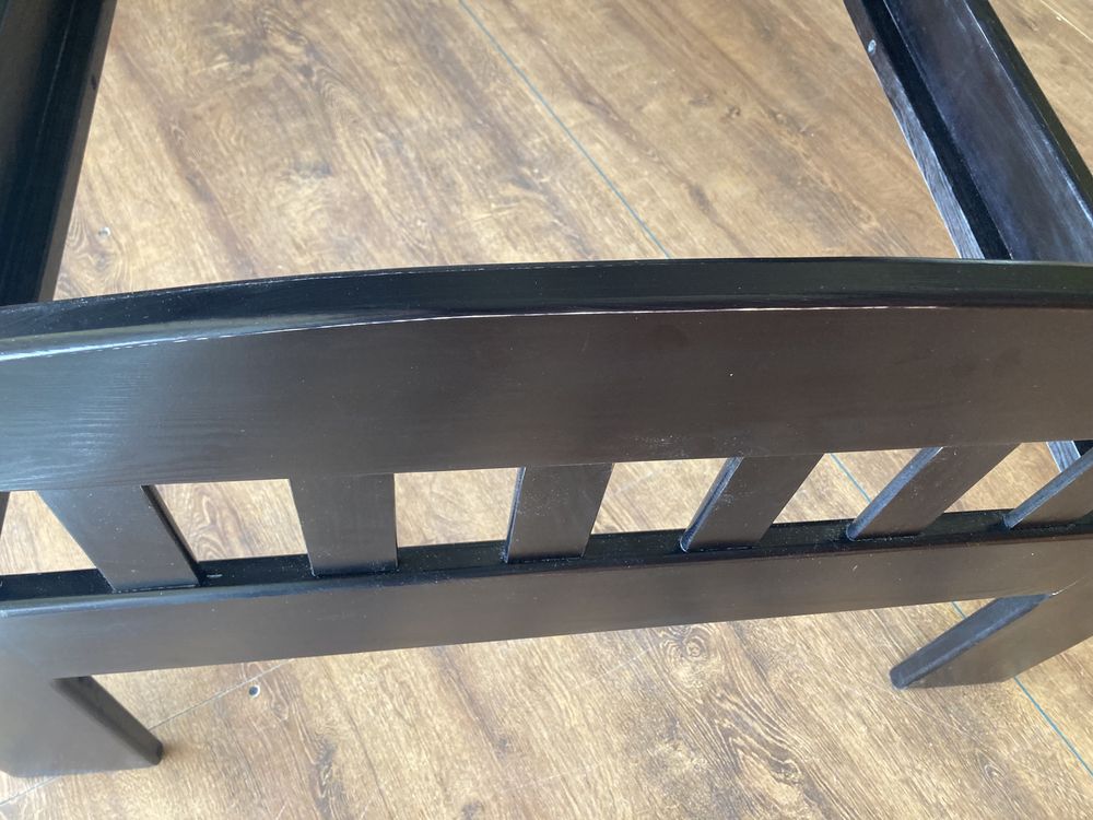 Nowe Łóżko drewniane 90 wenge 90x200 pojedyncze outlet II gatunek