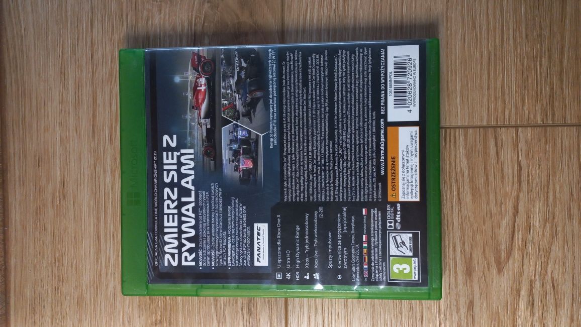 Gra F1 2019 xbox one - gry xbox