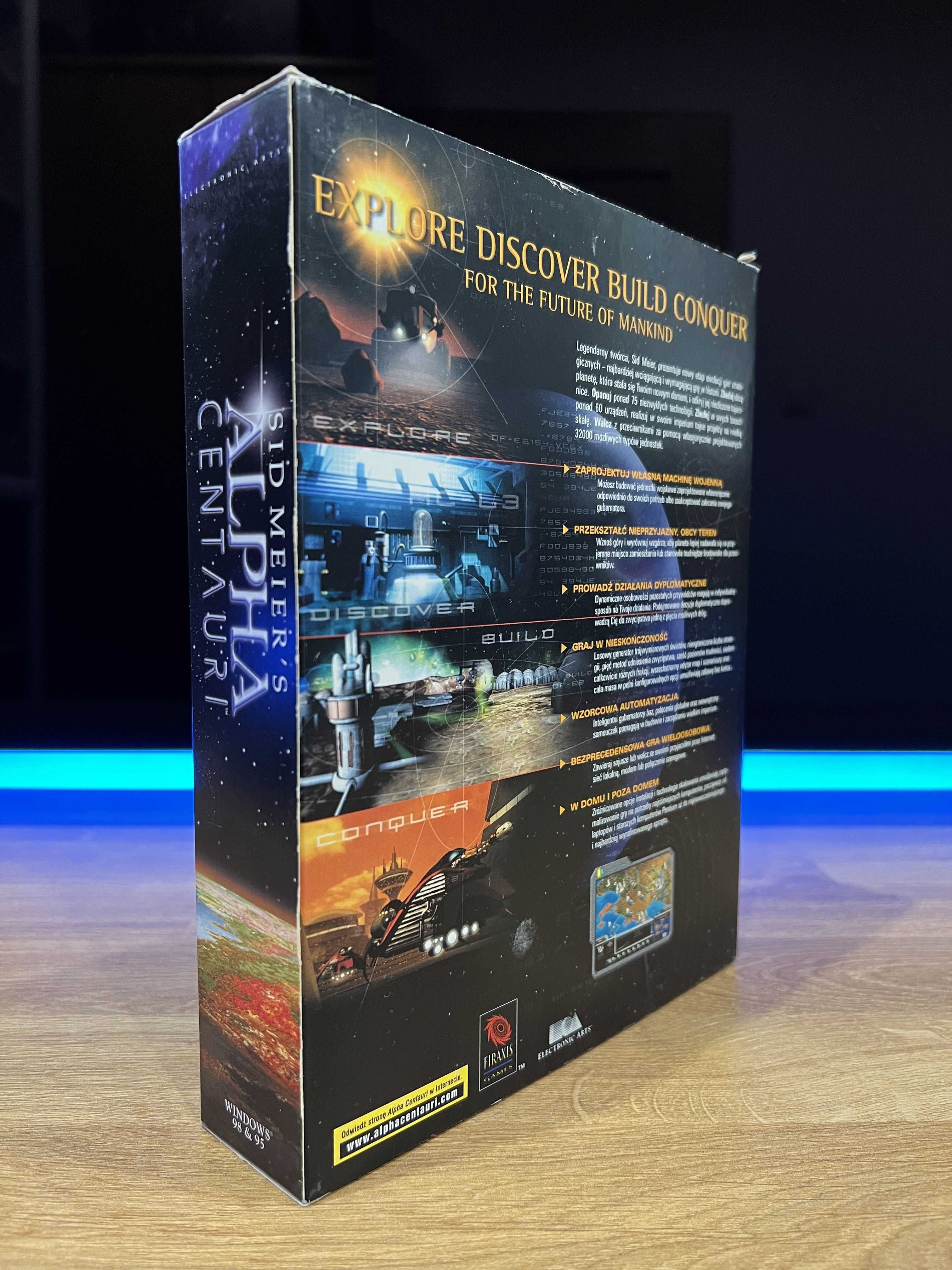 Sid Meier's Alpha Centauri (PC PL 1999) BIG BOX polskie wydanie IPS