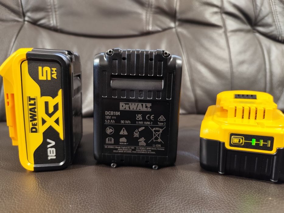 Аккумулятор 18V 5.0Ah XR Li-Ion DCB184 dewalt