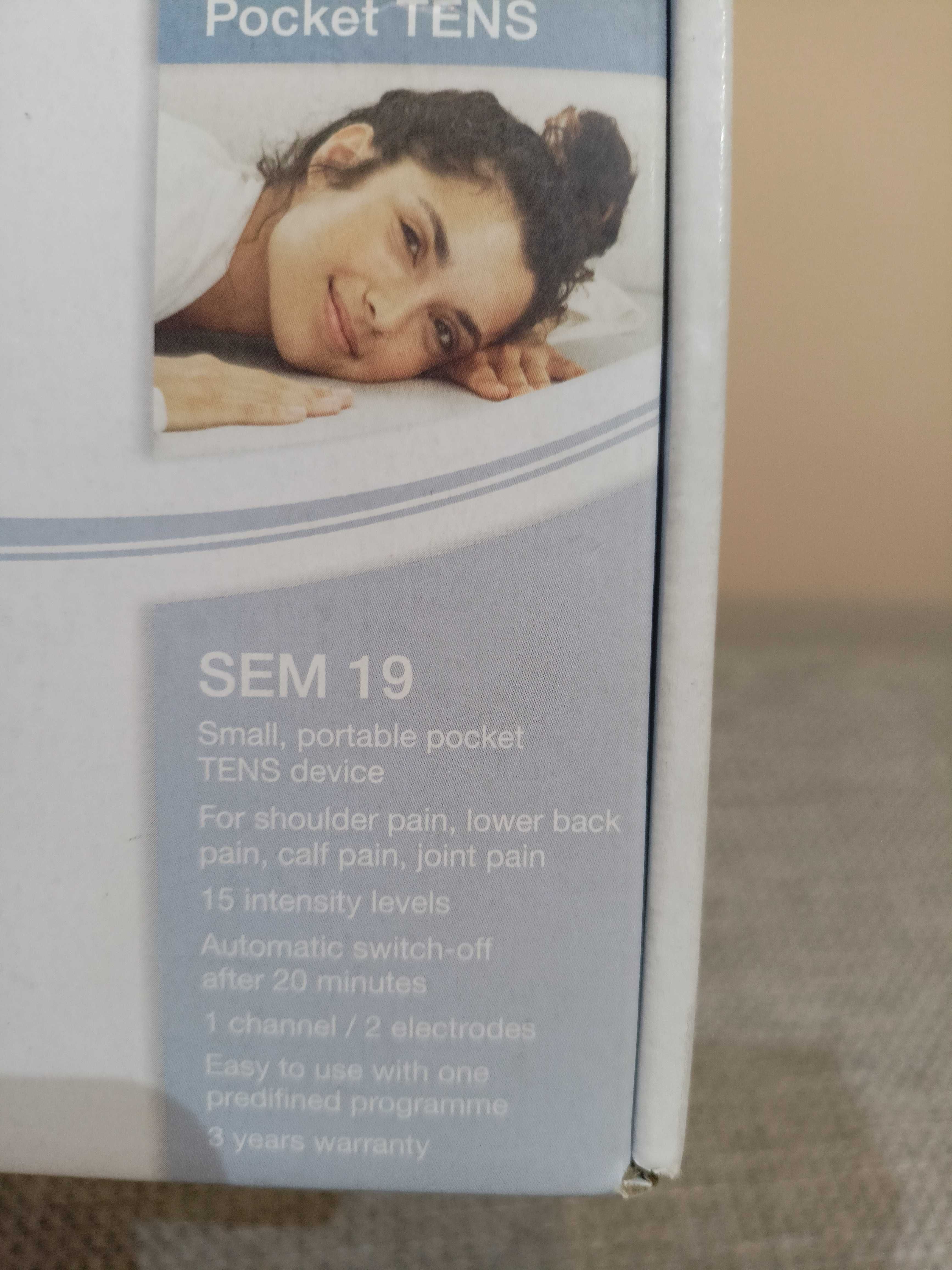 Masażer urządzenie TENS na bóle barków, lędźwiowe, łydek, stawów