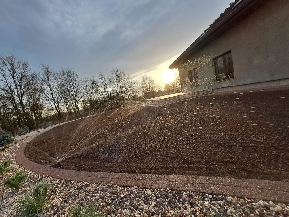 Glebobgryzarka separacyjna niwelacja terenu utwardzanie dróg podjazdów