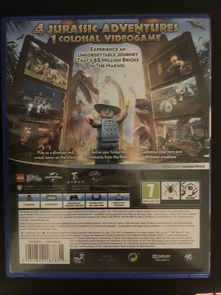 Gra LEGO Jurassic Park na PS4/PS5